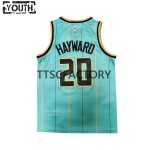 Charlotte Hornets Trikot Gordon Hayward 20 Jordan 2021-22 City Edition Green Swingman - Kinder
